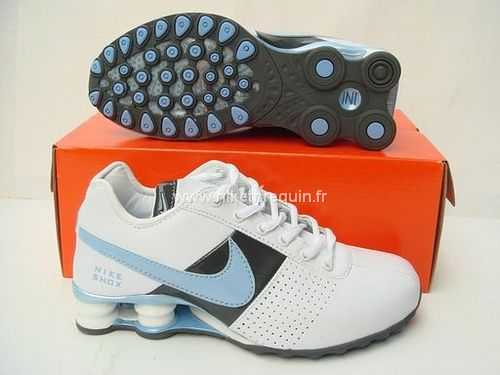Womens Nike Shox Oz White Blue Black
